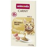 animonda Carny Creamy met taurine kip 66x15 g