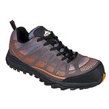 Portwest FT36 Compositelite Spey Trainer Schoen Mesh Composiet Tussenzool | Oranje/Zwart, 40, S1PS EN ISO 20345, Antistatisch, Lichtgewicht, Anti-Slip Loopzool, Dubbele Dichtheid, Metaalvrij