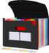 SnelShoppen Organiseur de documents A4 12 compartiments Noir