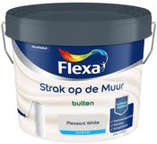 Flexa Strak Op De Muur Buiten Zijdemat Pleasant White 2,5 L