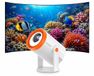 AFINTEK MB02 Pro Mini Projecteur – Projecteur TV Connecté avec Android 14.0 – WiFi 6 & Bluetooth 5.2 – 200 ANSI Lumen – Support 4K – Blanc