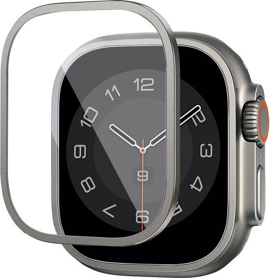 WiWu Easy Install Screenprotector Apple Watch 4-6/SE - 44mm - Silver