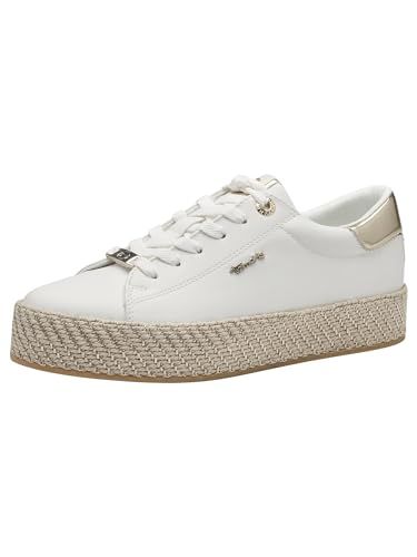 Tamaris Lage Sneakers 107540 Dames Wit Textiel