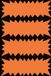 Apli 066418 400 Fluo-serie, niet uitwisbaar, 35 x 90 mm, 250 g, oranje-zwart