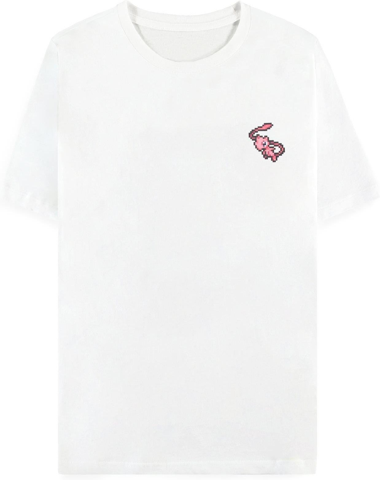 Difuzed Pokemon Pixel Mew Women's T-shirt - White - 8718526363524