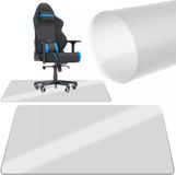Ruhhy Beschermmat onder bureaustoel - 100 x 140 cm - semi transparant - rechthoek - polypropyleen