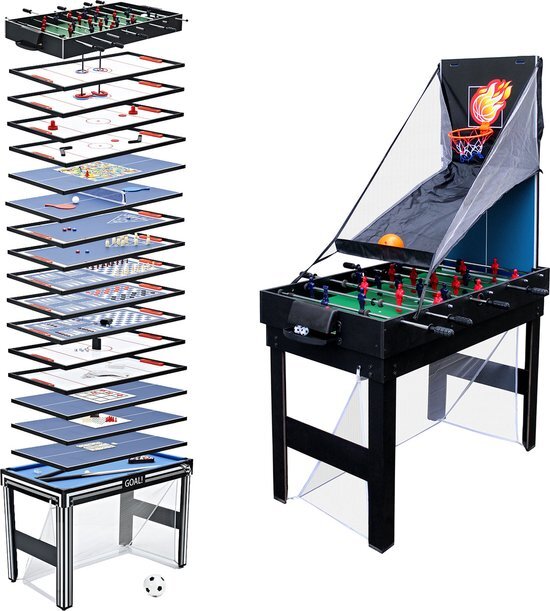 20-in-1 multi-game tafel