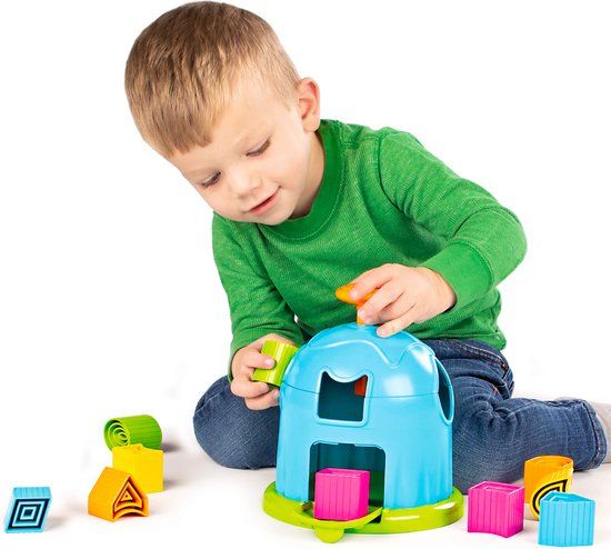Fat Brain Toys Shape Factory Junior - Vormenstoof - 2+ jaar
