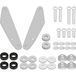 GIVI D6128KIT kit de fixation de pare-brise compatible avec Kymco Xciting VS 400
