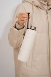mismatch Equa Glazen Flessen Met Imitatieleer Gezwollen Beige