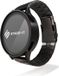 Strap-it Titanium grain smartwatch bandje - zwart