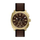 FOSSIL Machine FS6188 Mannen Horloge 44 mm Goudkleurig