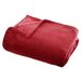 Atmosphera Plaid deken - rouge - polyester - 125 x 150 cm