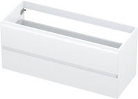 INK - Onderkast 2 Laden Greeploos Gelakt - 1200x450x520 Mm - Hoogglans Wit