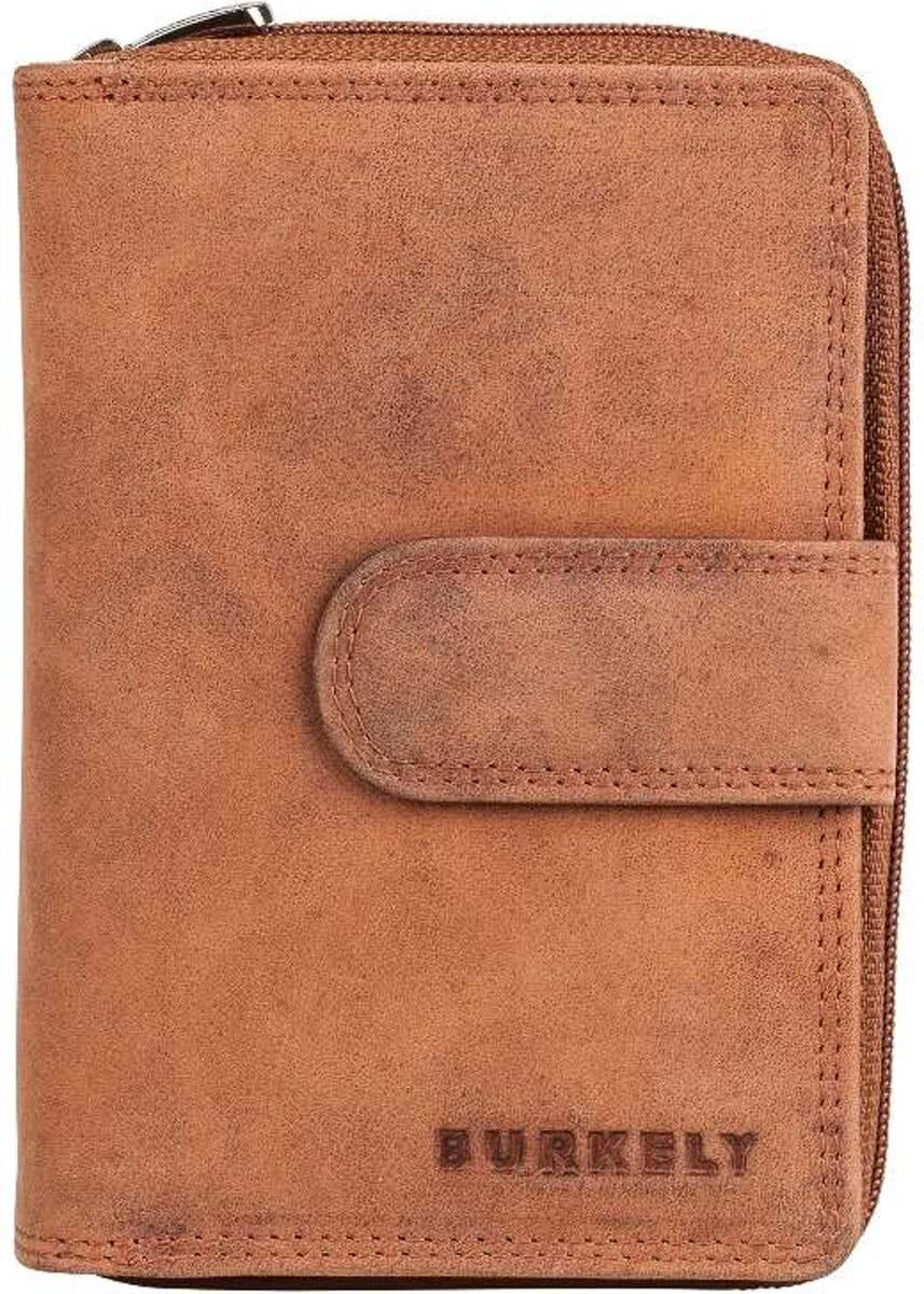 Burkely J Waxy wallet loop cognac