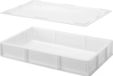 HENDI Deksel voor pizzadeegdoos – GN 1/1 – BPA-vrij – Wit – 530x325x20 mm
