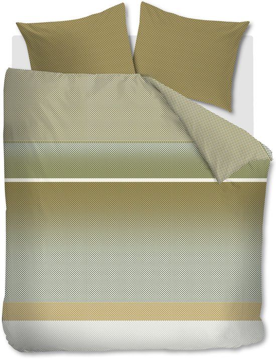 Beddinghouse Elvi dekbedovertrek - Lits-Jumeaux - 240 x 200/220 cm - Groen