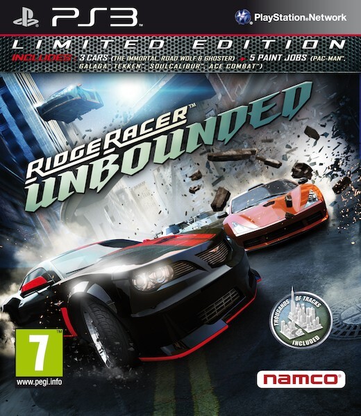 Namco Ridge Racer Unbounded Limited Edition PlayStation 3
