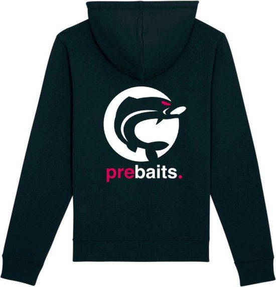 Prebaits Predator Hoodie - Zwart - Maat L
