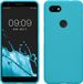 kwmobile telefoonhoesje geschikt voor Google Pixel 3a - Back cover in ijsblauw