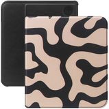 Selencia Ploonk B.V. Ereader Hoes - Geschikt voor Kobo Libra Colour - Art Wave Black