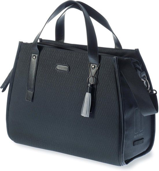 Basil Noir Enkele fietstas - Zwart - 17 Liter