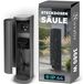 Novatool prise toren - 2-voudig - Buiten - Antraciet - Rond - Afdekplaat - IP44 stopcontact - Tuinstopcontact