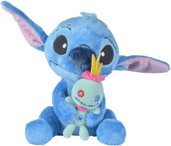 Disney Stitch met baby Disney Knuffel 23 cm
