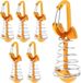 Crochet de camping en acier inoxydable, aluminium, set de 6 pièces, pour le voyage