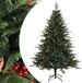 vidaXL Sapin de Noël artificiel pliable 240 cm PVC et métal vert