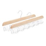 Amazon Basics Riemhouder, 2 stuks, hout, 40 x 15,5 cm, naturel