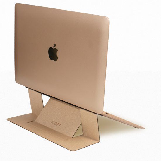 MOFT laptopstandaard goud