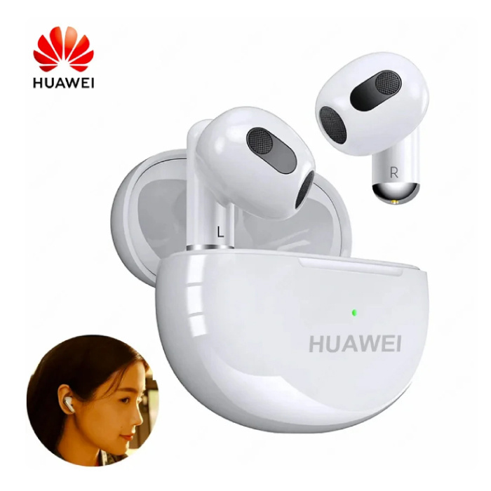 Huawei Huawei Mini Pro Draadloze Oortjes - Headset Oordopjes HiFi TWS Bluetooth 5.0 Wit