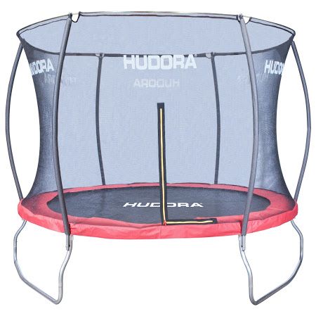 Hudora Fantastic Trampolin 300V - Zwart/Rood - Rond