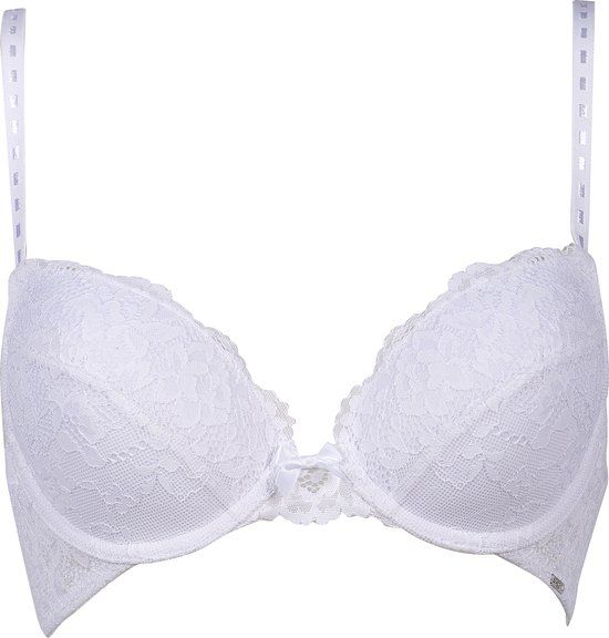 After Eden Molly Voorgevormde Beugel-BH - Wit - 80B - Dames - Recycled