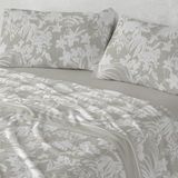 Burrito Blanco Nacarina® Lakens | Bed 135 cm (+ afmetingen beschikbaar) | Design 029 | steenkleur (135 x 190/200 cm)