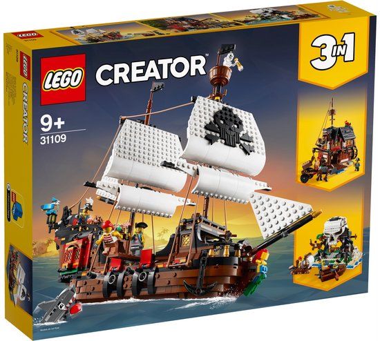 LEGO Creator Piratenschip - 31109 | Bouwset | 1264 Onderdelen