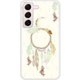 Samsung Bedrukt siliconen hoesje compatibel met Galaxy S22 Dreamcatcher Gris