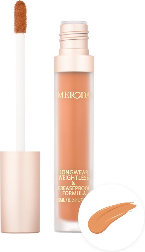 Meroda Cosmetics Meroda Universal Concealer - 13C | Karamel met gouden ondertoon voor de donkere huid - 30ml