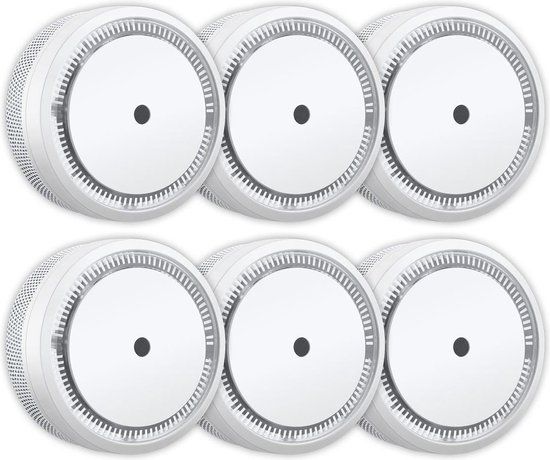 ELRO Rookmelder - Compact Design met 10 jaar batterij - 6 Pack (FS8010)