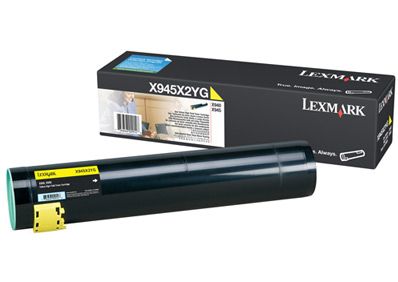 Lexmark X940e/X945e Gele Tonercartridge - 22.000 Pagina's - 0X945X2YG