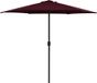 Prolenta Maison Exclusive Parasol met aluminium mast, 270x246 cm, bordeauxrood