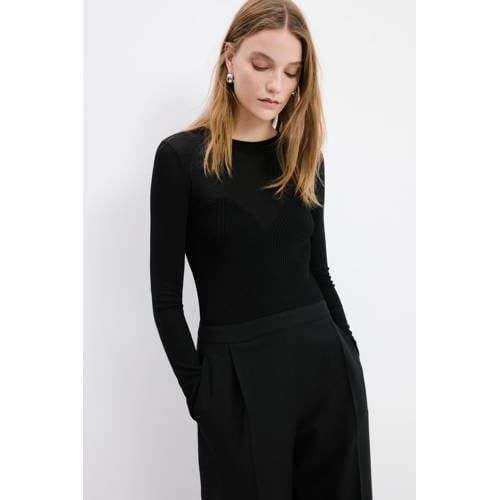 Mango Zwart Jumpsuit