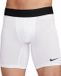 Nike Pro Dri-FIT Short Heren - Maat XL - wit - zwart