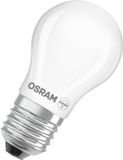 OSRAM LED-lamp Star mini bolvorm P40 filament, 2700 K warm wit, 3,4 W, E27, mat, 470 lm