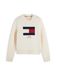 Tommy Hilfiger Trui Ivoor / Navy / Goud / Kersrood