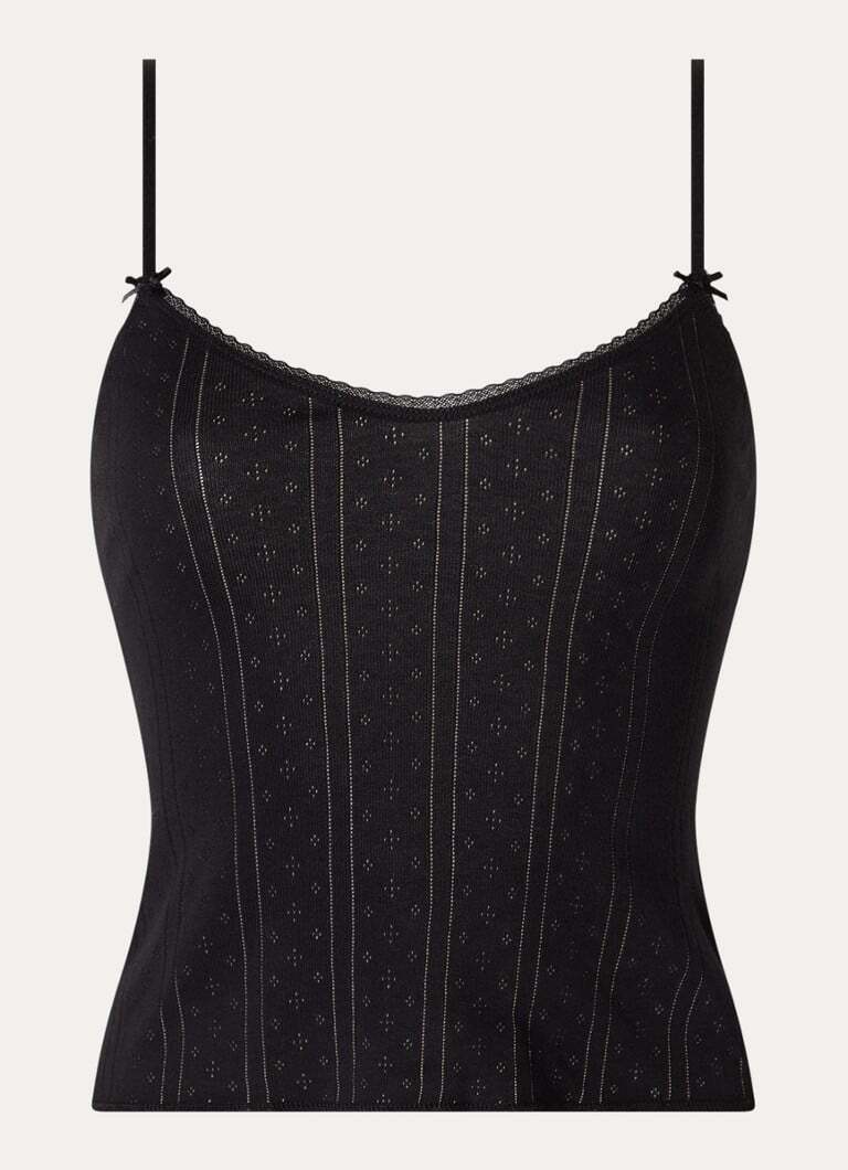 Cou Cou Intimates Cou Cou Intimates The Long Cami top van biologisch katoen