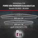 HEYNER® Essuie-glace pour FORD USA RANGER Extended Cab Pickup 03.2023 - 10.2026, Essuie-glace plat HYBRID, Aérodynamique & Flexible, Revêtement nanographique