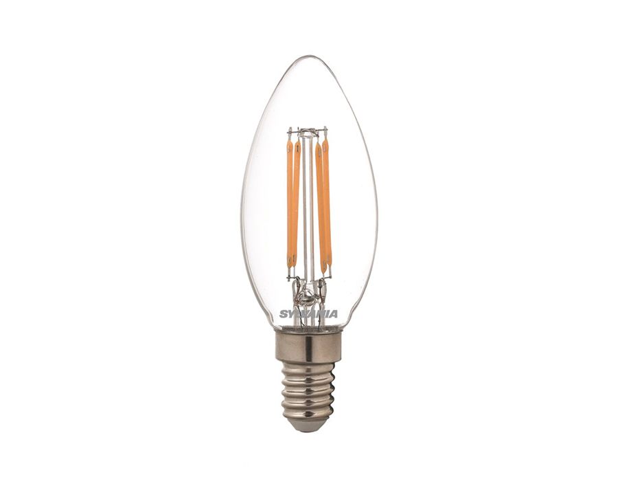 Sylvania LED lamp - Kaars - E14 - 470 lm - Helder - Dimbaar