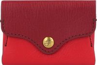 FOSSIL Heritage Card Case Red Velvet Rood